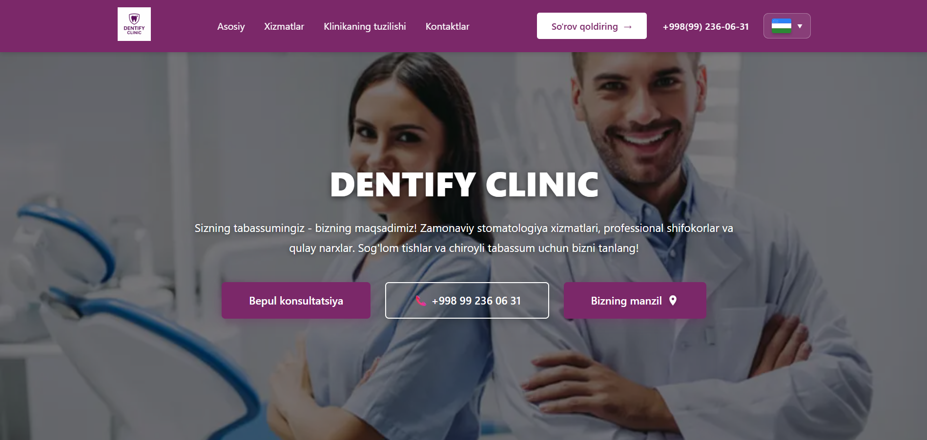Dentify-Clinic Project